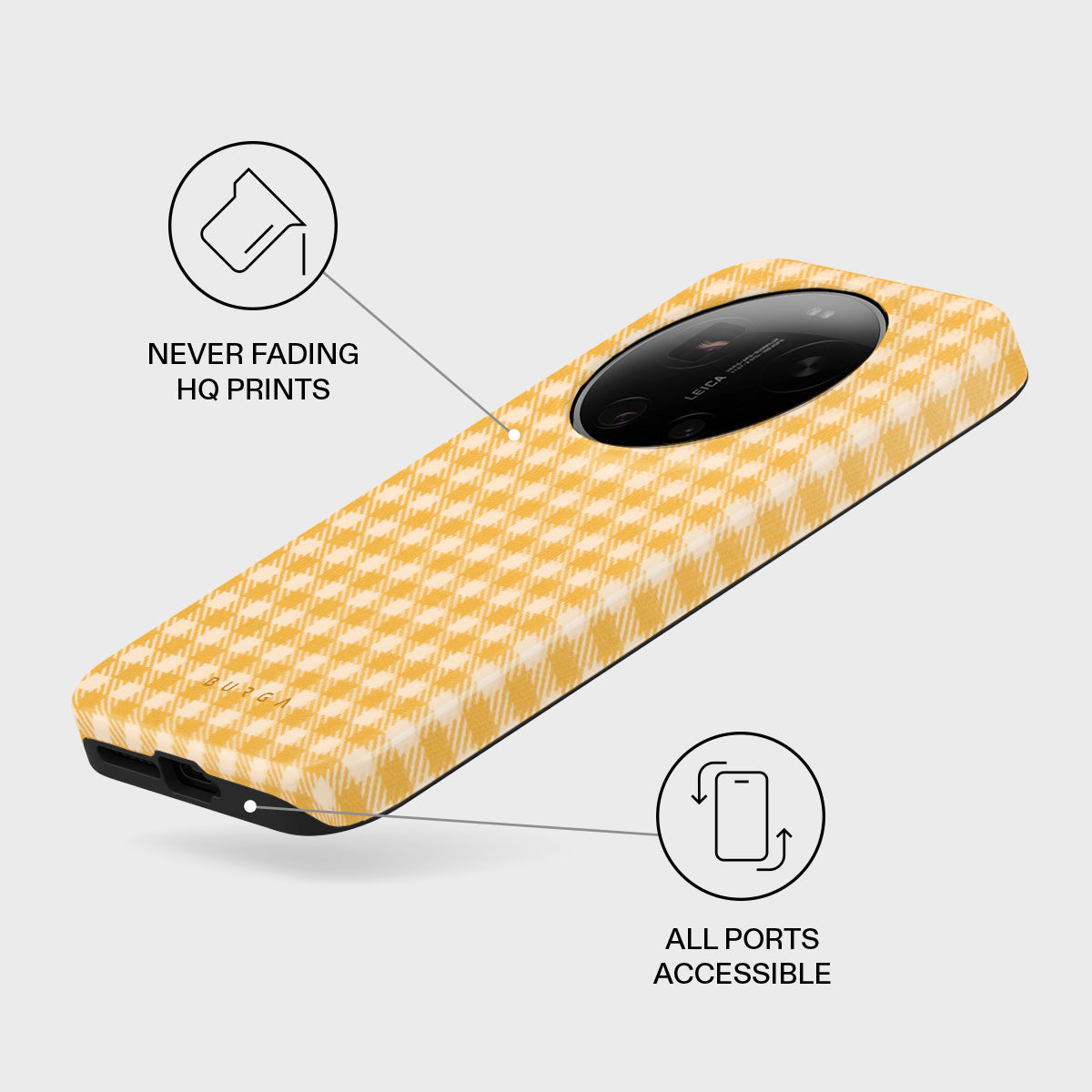 Tuscan Sun - Yellow Plaid Xiaomi 17 Ultra Case