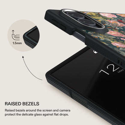 Bloomy Garden - Vintage Samsung Galaxy Z Fold 8 Case