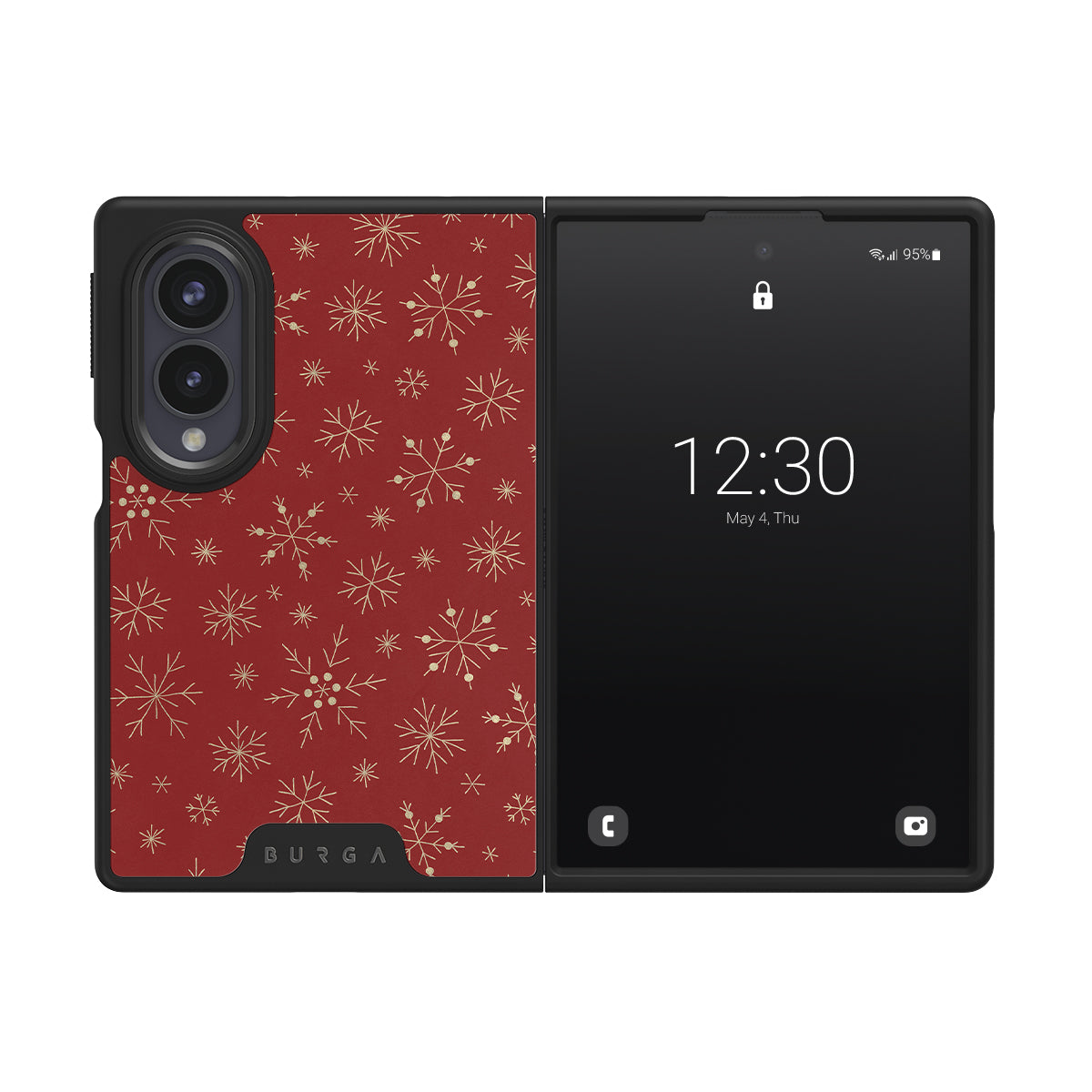 Dear Santa - Snowflake Samsung Galaxy Z Fold 8 Case