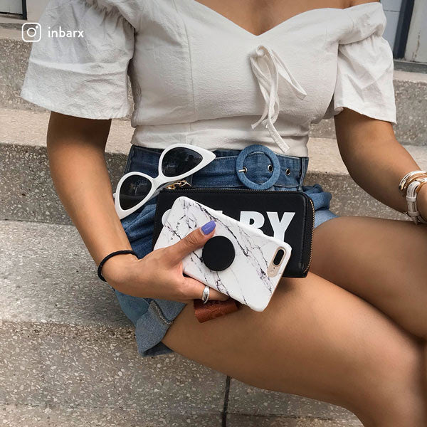 Satin White - Marble Xiaomi 17 Ultra Case