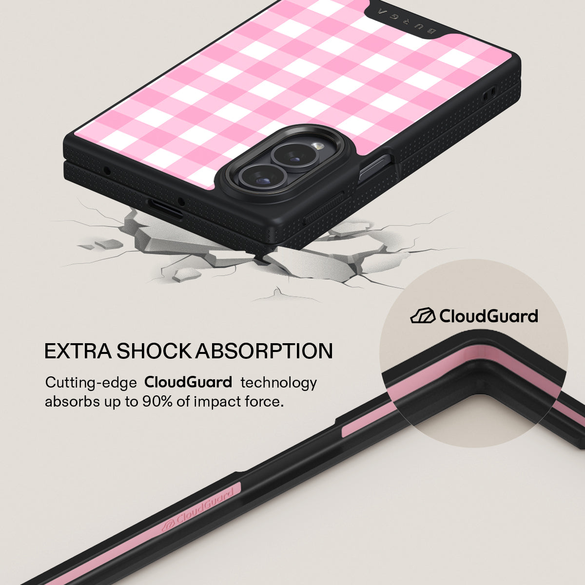 Think Pink - Samsung Galaxy Z Fold 8 Case