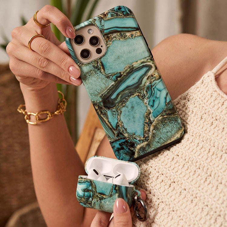 Ubud Jungle - Turquoise Samsung Galaxy S26 FE Case