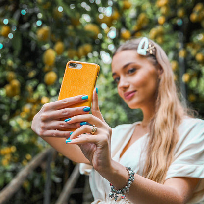 Canary Yellow - Snake Skin Xiaomi 17 Case