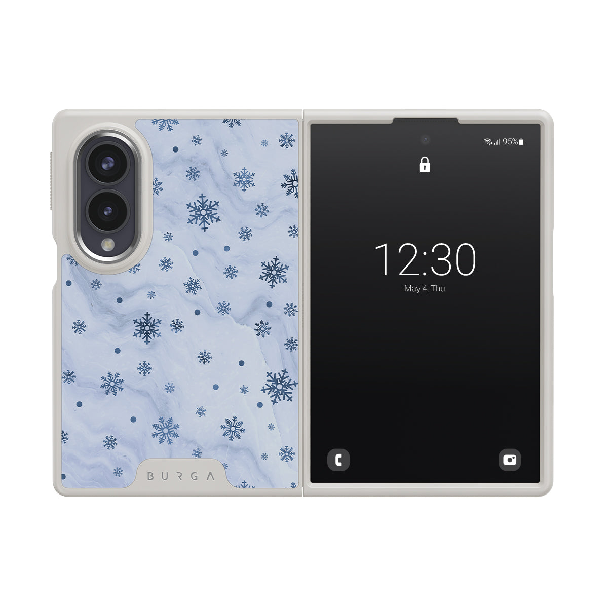 Ice Queen - Snowflakes Samsung Galaxy Z Fold 8 Case