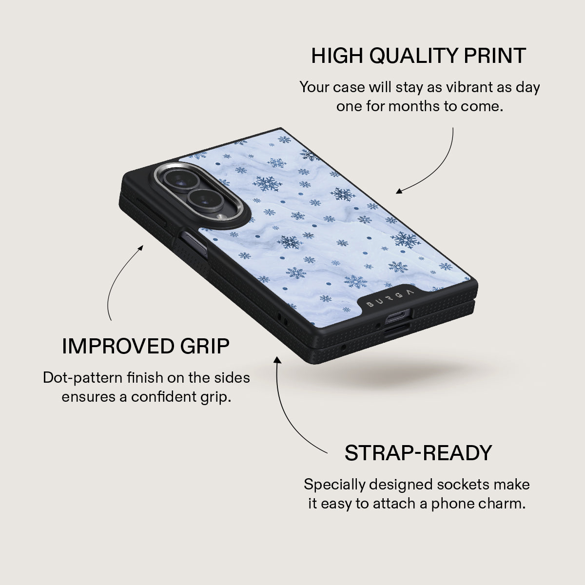 Ice Queen - Snowflakes Samsung Galaxy Z Fold 8 Case